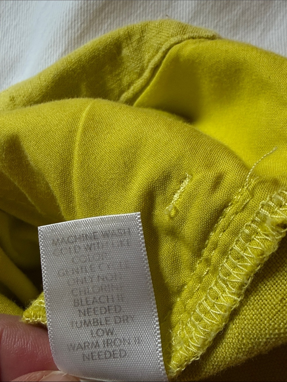 J. Jill Love Linen Chartreuse Wide-Leg Crop Pants, size XL - Picture 10 of 10